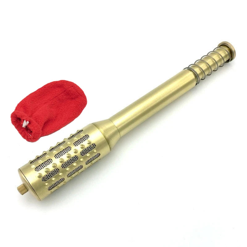 Moxibustion Massage Stick: Portable Brass Acupoint Wellness Tool Relaxation Treatment Tidesmit