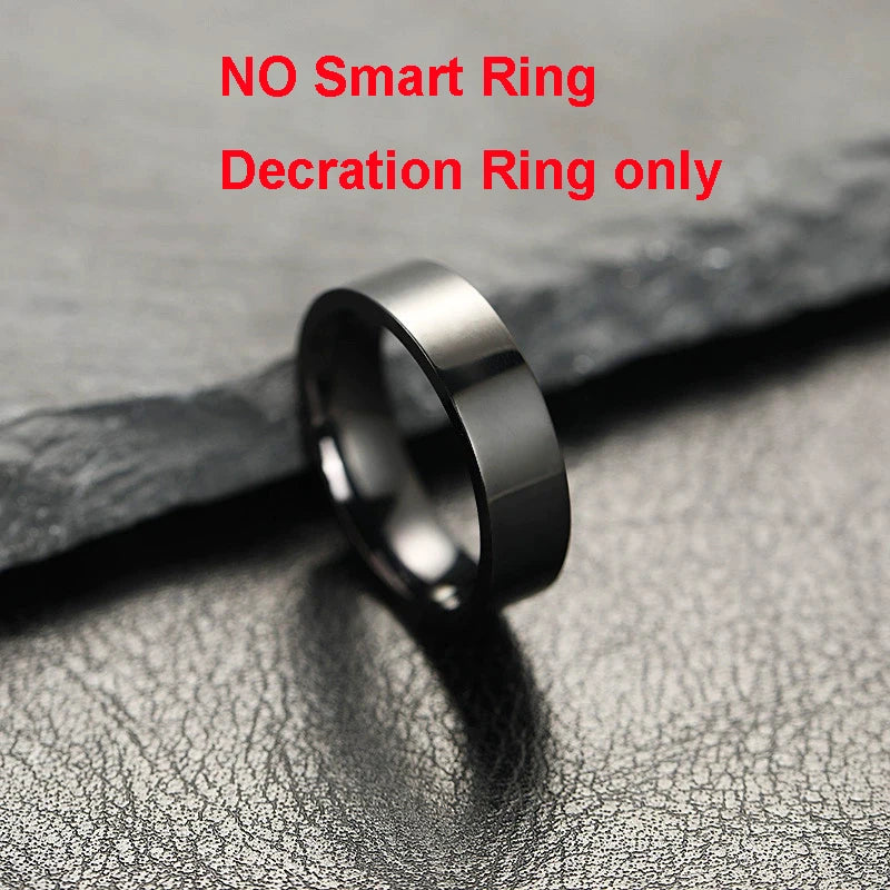 R20 Ceramic Smart Ring 2026 Support NFC Access Control Ultra Thin Rings Heart Rate Blood Pressure/Oxygen Waterproof Smartring Blue 12 Tidesmit