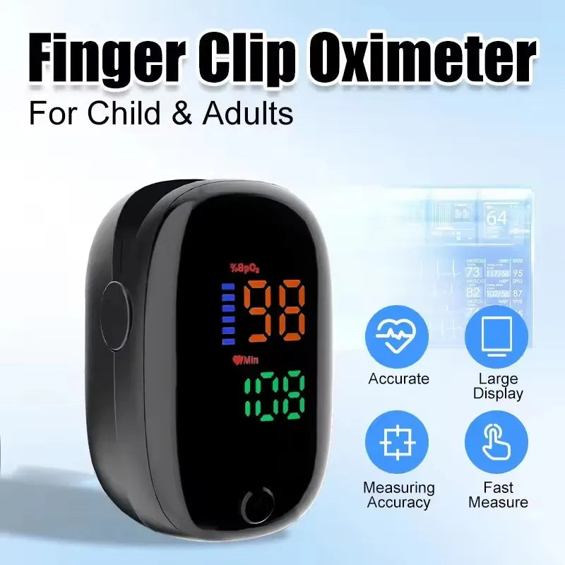IDEABEL thermometer electronic forehead thermometer home adult children thermometer oximeter SpO2 finger Finger Pulse Oximeter