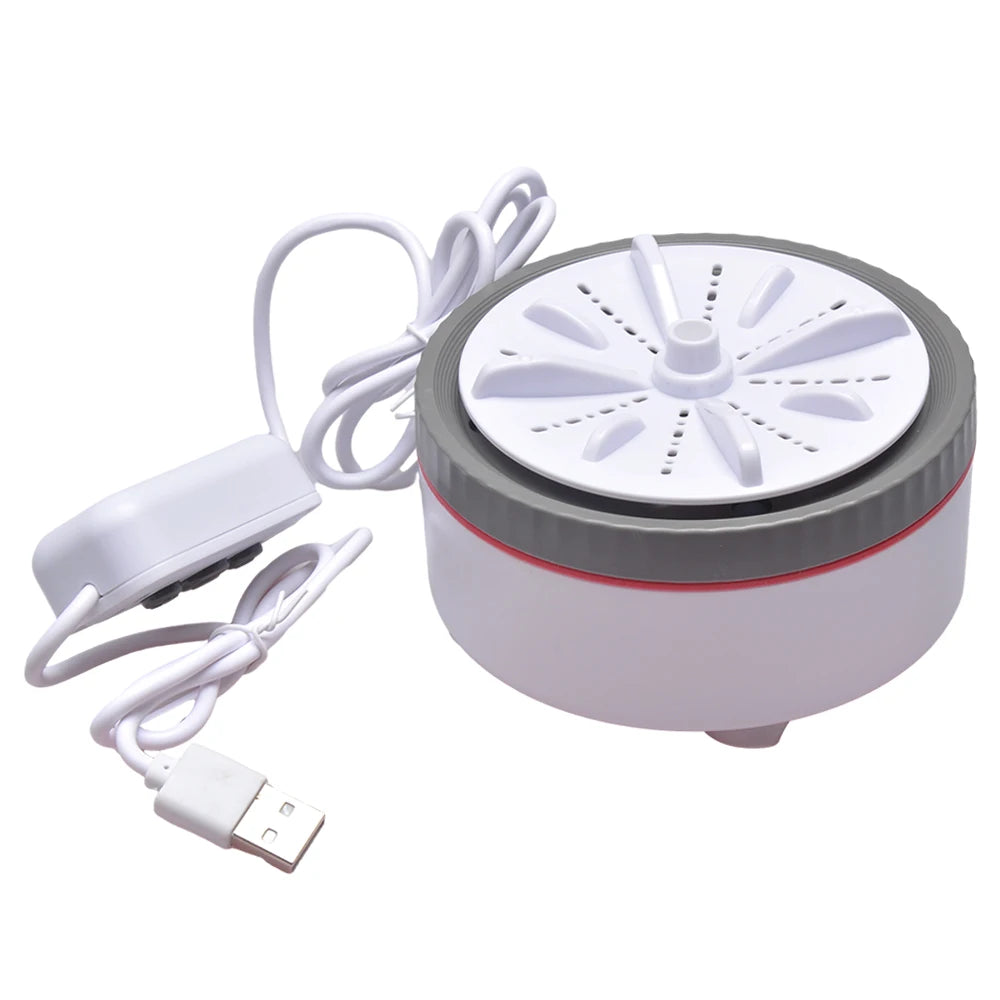 Tidesmit USB mini portable washing machine featuring 3-gear timer and turbo rotation for baby clothes and laundry 25th angle