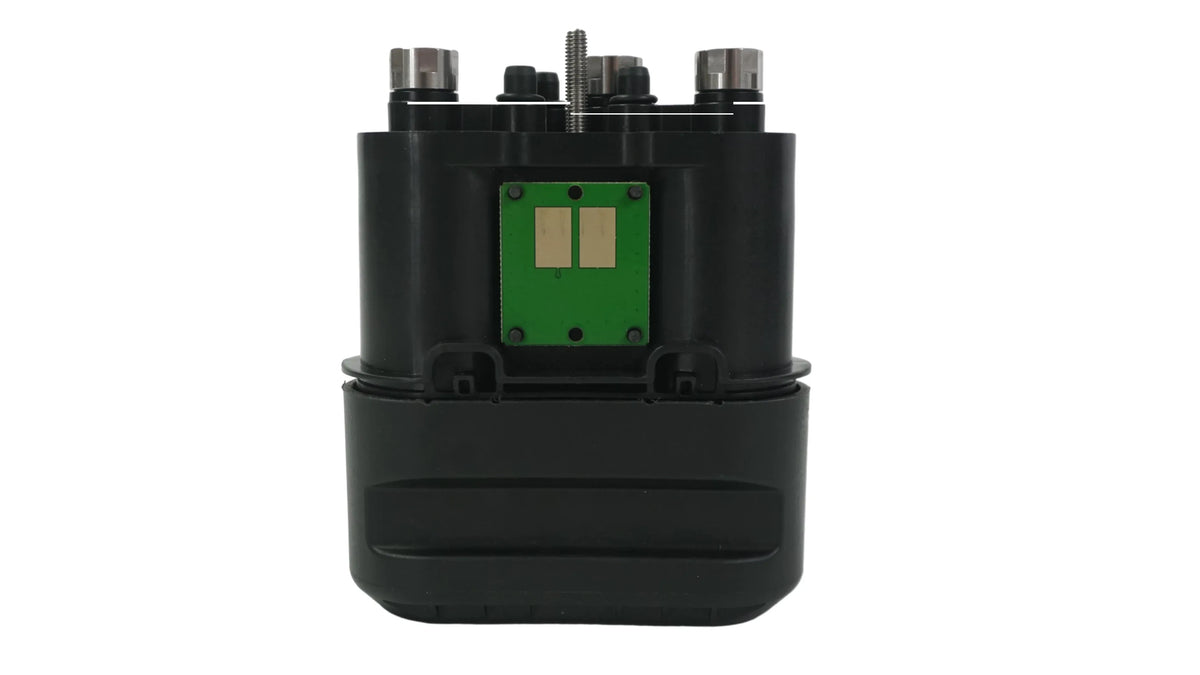 Black ink module for continuous inkjet printer with electrical contacts