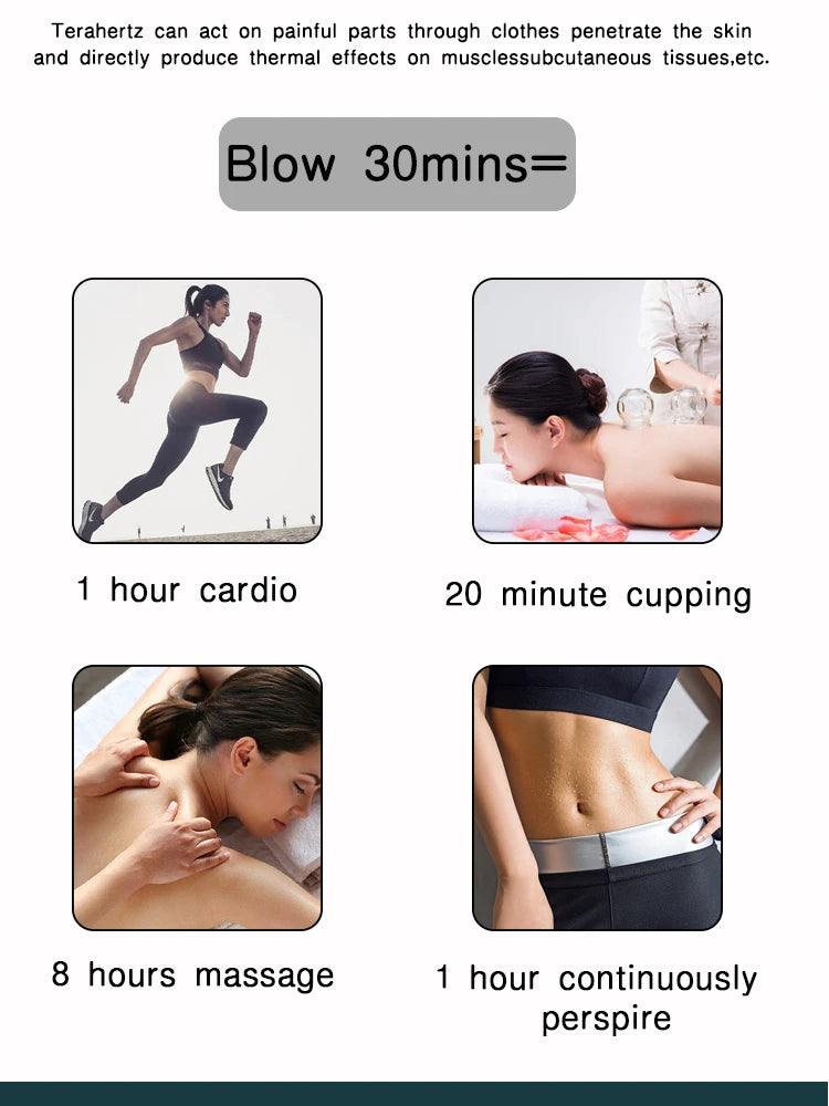 Terahertz Therapy Blower 7.0 Plus | EU Plug Home Wellness Tool Relaxation Treatment Tidesmit