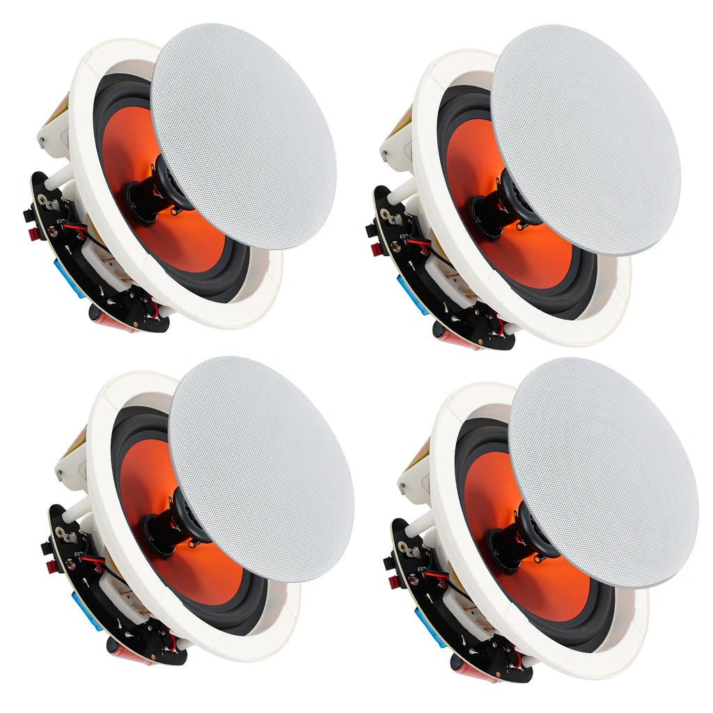 STUDIOFINIX 6.5 in 600W Flush Mount Ceiling Speakers For Home Theater, Living Rm Office, Kitchen, Study, Basement & Patio
