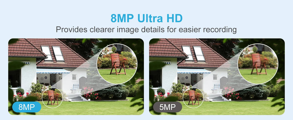 Anpviz 5MP/8MP Turret POE IP Camera Outdoor Security IP Camera AI Human Detection Smart Dual Light Built-in Mic Full Metal IP66
