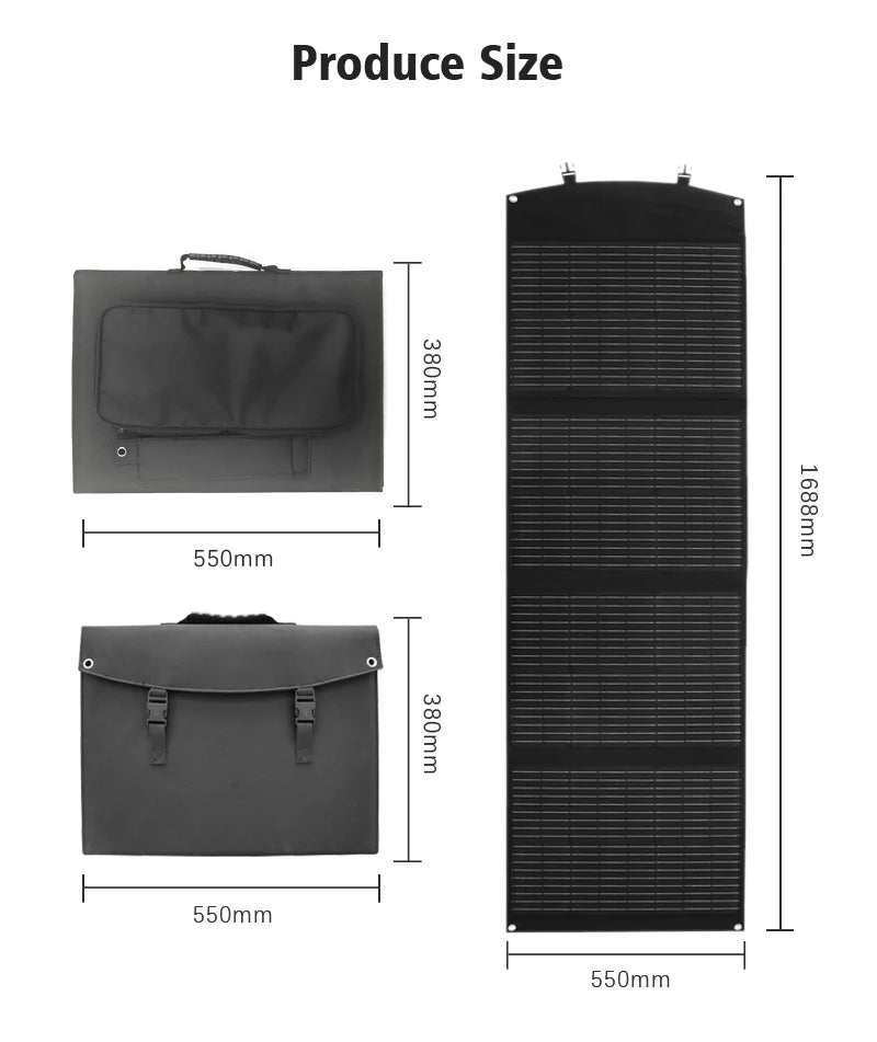 2026 new 220V 110V 1200W portable power station with solar panels, 1000Wh foldable,