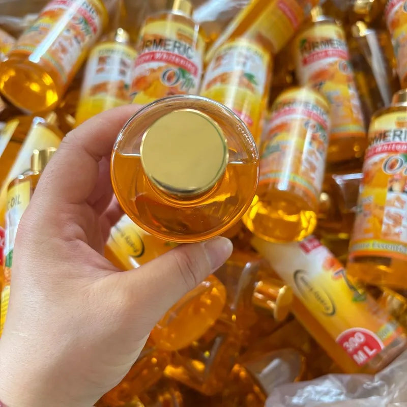 100% Nature Essential 7 Days Super Whitening Turmeric Oil for Face Body 300ml
