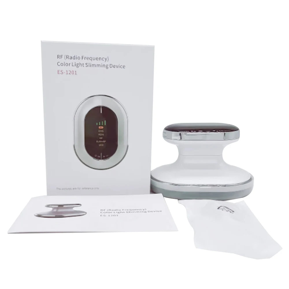 Radio Frequency Body Slimming Machine - Portable Home Wellness Device Relaxation Treatment WHITE Tidesmit
