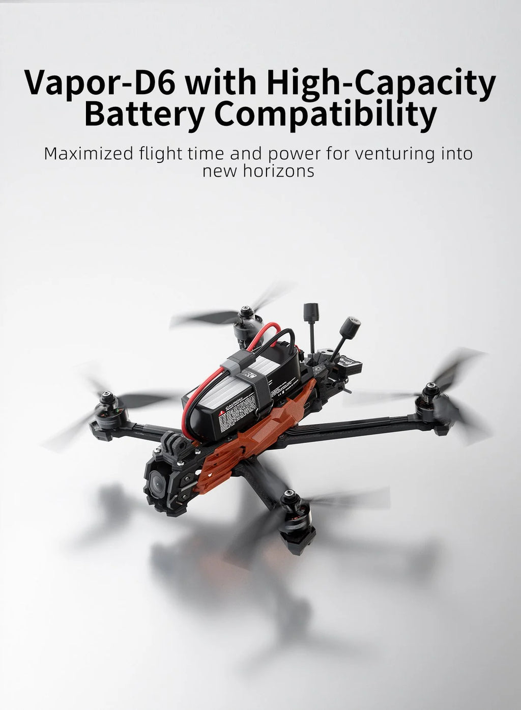 GEPRC Vapor-D6 O4 Pro HD Freestyle FPV Drone | 6 Inch Long Range Tidesmit