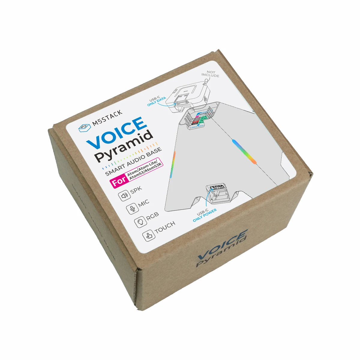 M5Stack Official Voice Pyramid Smart Speaker Base Without M5Atom
