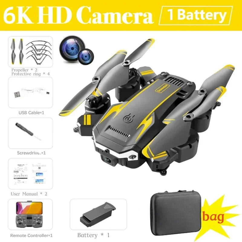 GPS Drone with 8K Dual Camera & Obstacle Avoidance - Foldable Design YL-6K dual camera Tidesmit