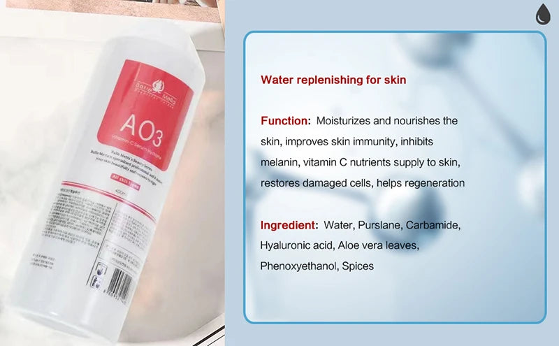 Hydrafacial Serum Kit 400ml | Professional Deep Skin Cleansing Solutions Scrubs Treatments Tidesmit
