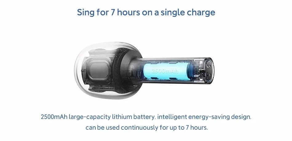Mijia K-Song Microphone wireless bluetooth 5.1 DSP Noise Cancellation Stereo Sound Effect Double Duet with 9 Kinds Sound CN
