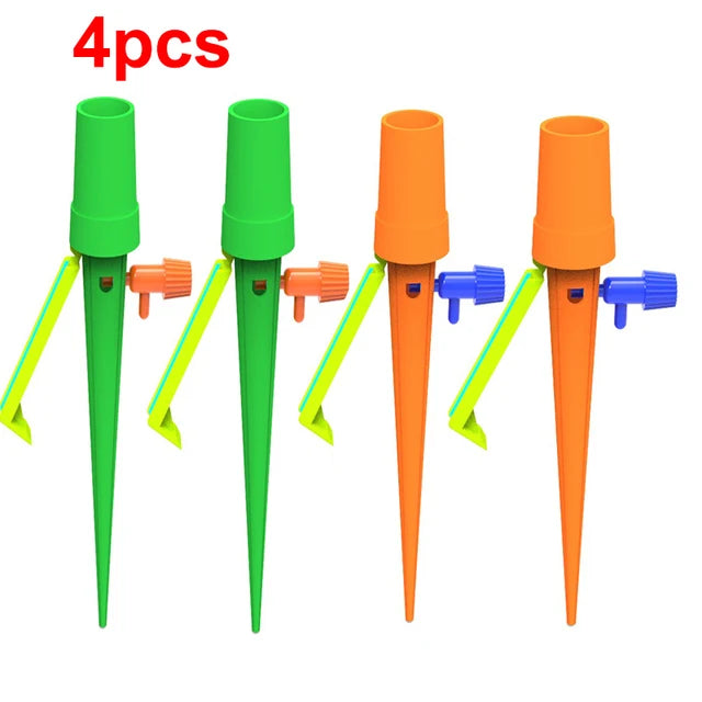Auto Drip Irrigation System Automatic Watering Dripper Spike Garden Plants Flower Dripper Waterer Tools 1/2/4/6/12PCS