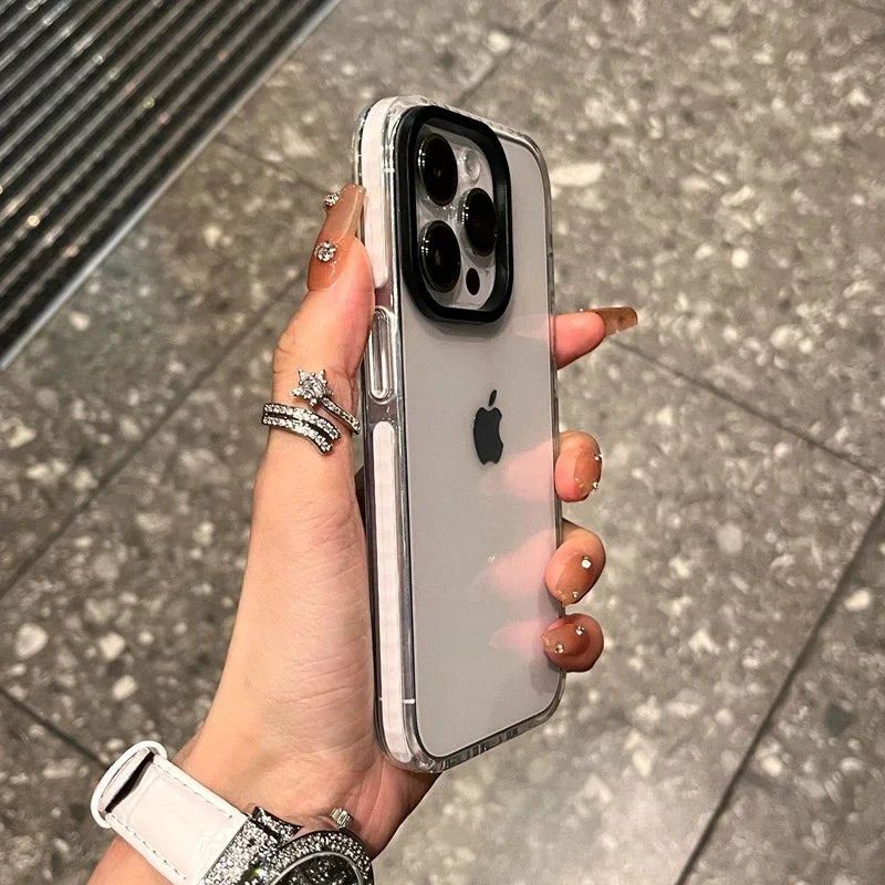 Shockproof iPhone Case with Airbag Bumper - Clear Slim Fit Protection Tidesmit