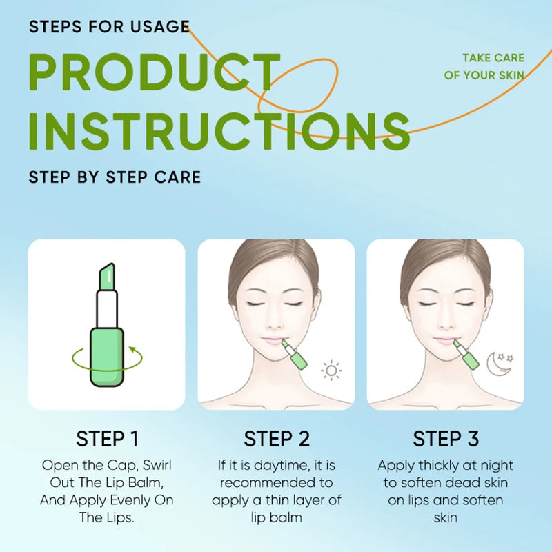 Aloe Vera Lip Balm for Hydrating Dry Lips - Cruelty-Free Lip Care Set Lip Care Tidesmit