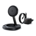 15W Magnetic Wireless Charger Stand, Foldable Qi2 for iPhone 16 Series Add 20W EU Plug China Mainland Tidesmit