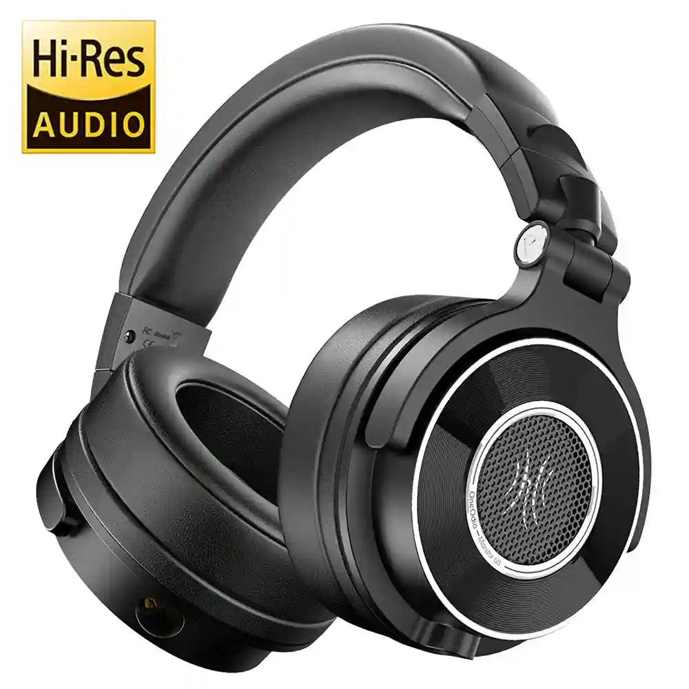 Wired Studio Headphones Over-Ear High-Res Monitor Audio Tidesmit Black Tidesmit