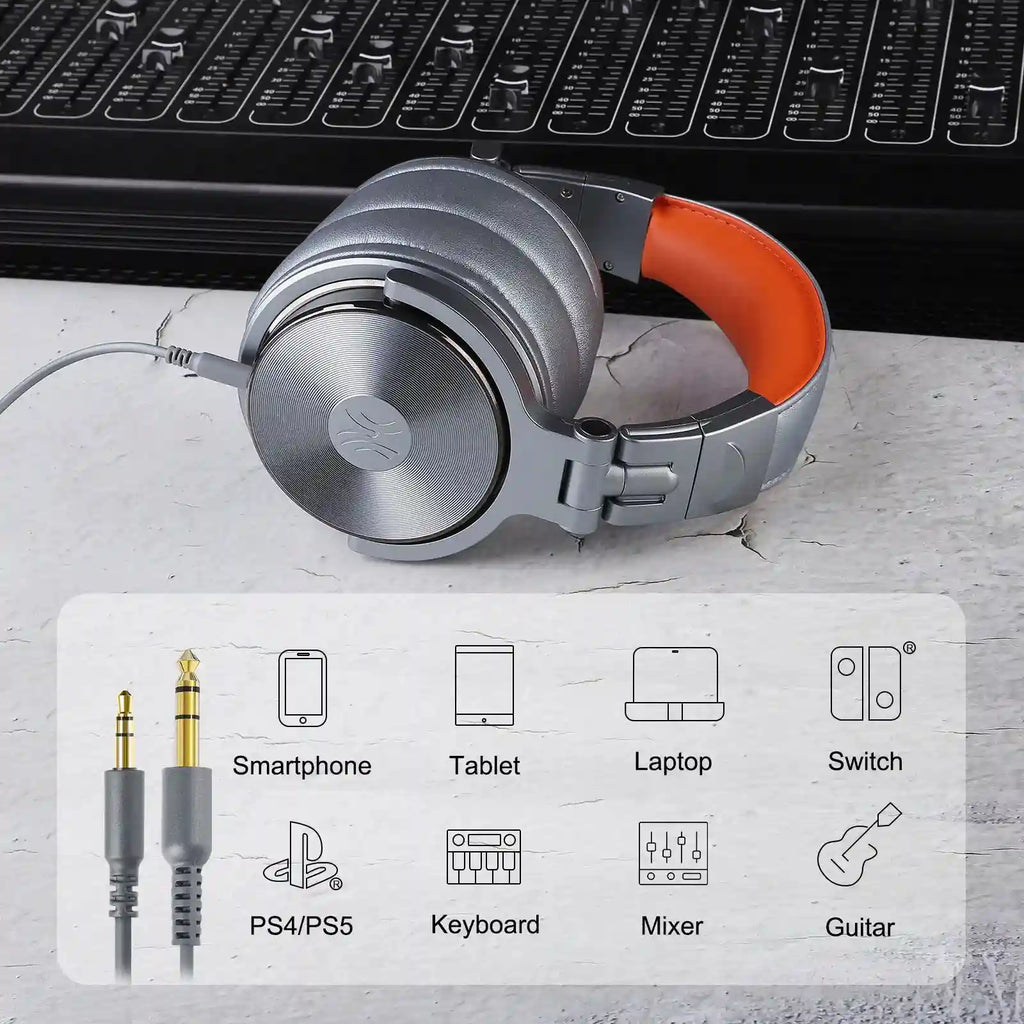 Studio Monitor Over-Ear Headphones - Foldable Pro Audio Tidesmit Tidesmit