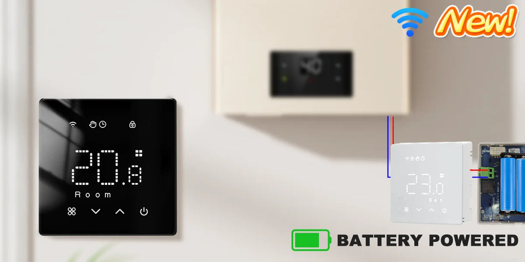 Smart Floor Heating Thermostat WiFi Tuya Temperature Controller Electric/Water/Gas Boiler Remote Thermoregulator Alexa Google