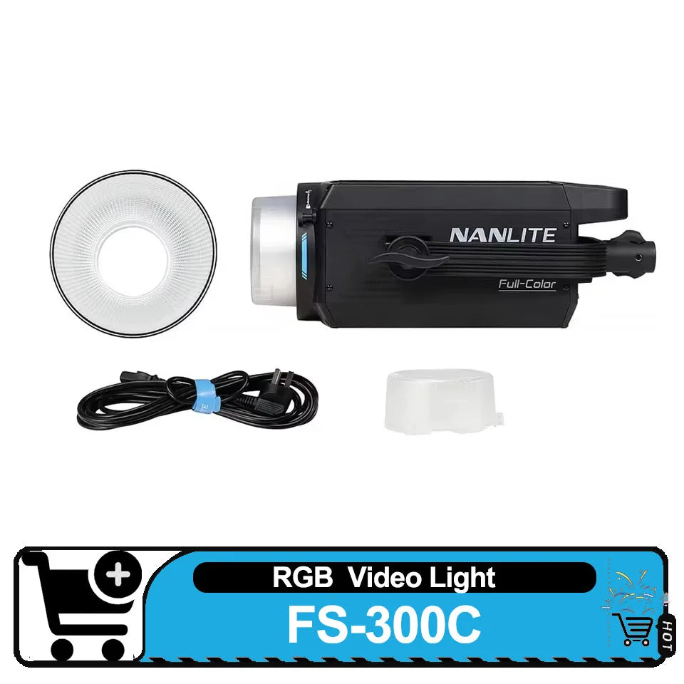 Nanlite FS-300C RGB LED Video Light 300W - Full Color Studio Lighting FS-300C Tidesmit