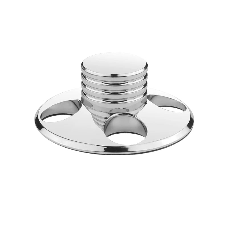 YYAUDIO Vinyl Record Weight 304 Stainless Steel LP Disc Stabilizer Turntable Clamp Reduce Vibration for Record Player Phonograph