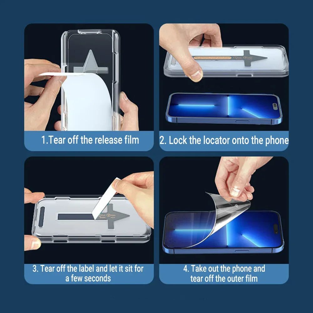 Privacy Screen Protector for iPhone 16 - Anti-Spy 9H Tempered Glass Tidesmit