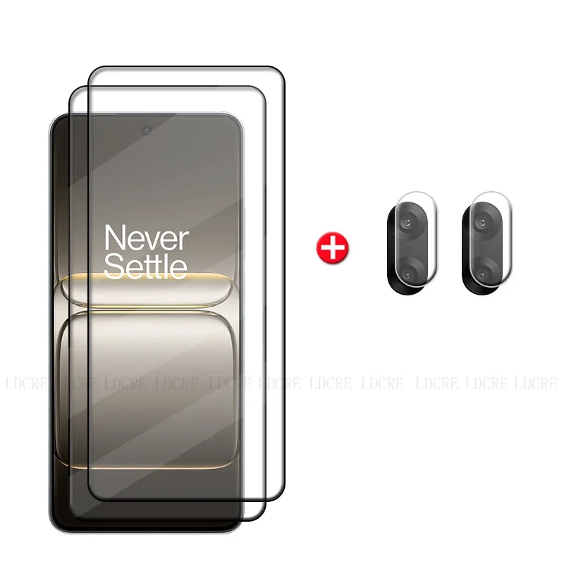 6-in-1 For Oneplus Nord CE 5 Tempered Glass Oneplus Nord CE 5 Glass 9H Full Cover Screen Protector Oneplus Nord CE 5 Lens Glass AE 2 Glass and 2 Lens OnePlus Nord CE5 Tidesmit