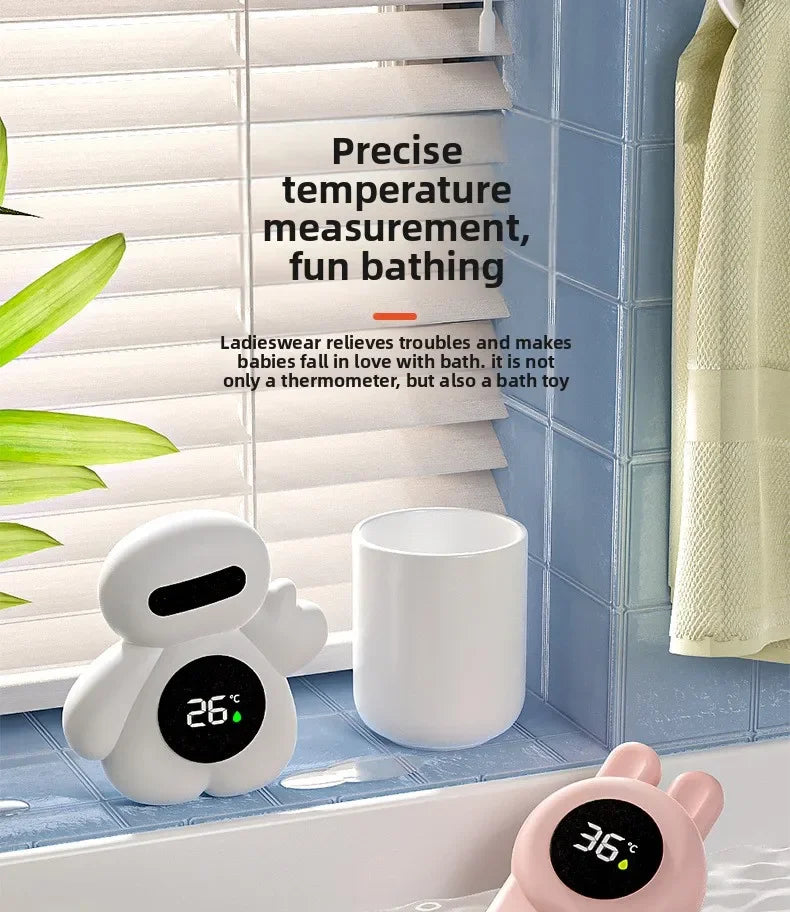 Baby Bath Temperature Meter Floating Digital Baby Bath Temperature Meter Display Temperature Tester Cartoon Floating Toy