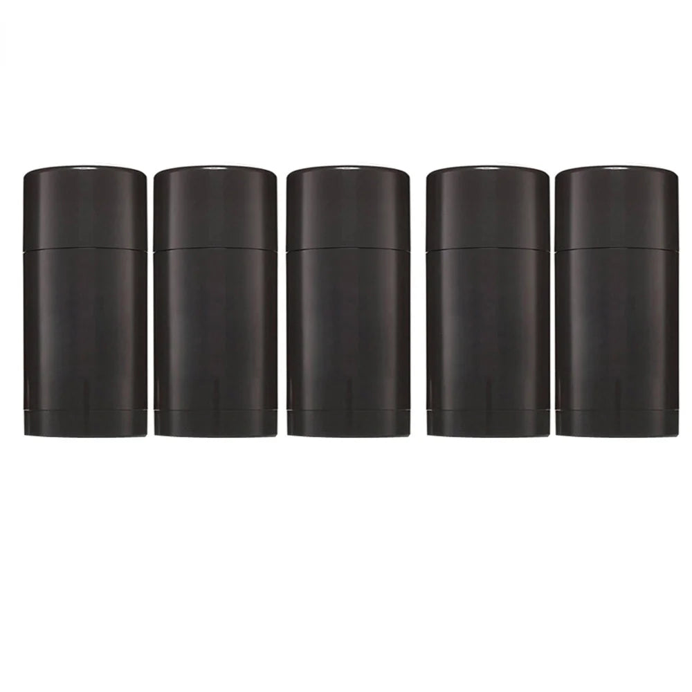 Tidesmit 30ml refillable twist-up deodorant stick containers, clear empty cosmetic tubes for DIY natural deodorant.