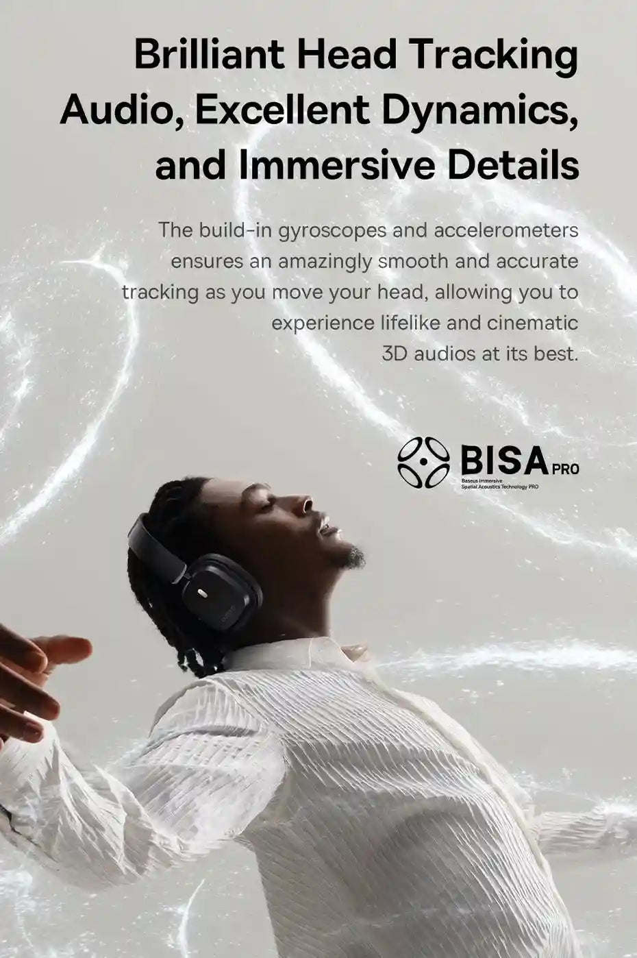 Tidesmit Wireless Headphones: Active Noise Cancellation & Spatial Audio Tidesmit