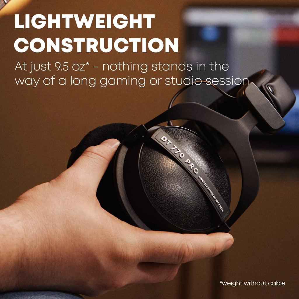 DT990 PRO Studio Headphones: Over-Ear Open-Back for Precise Mixing Tidesmit
