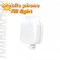 Magnetic Selfie Light for iPhone: 360 LED Ring with Mirror WHITE Tidesmit