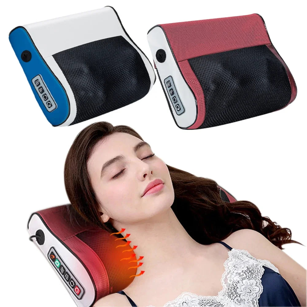 Shiatsu Neck and Back Massager with Heat for Deep Tissue Pain Relief Massage Cushion Tidesmit
