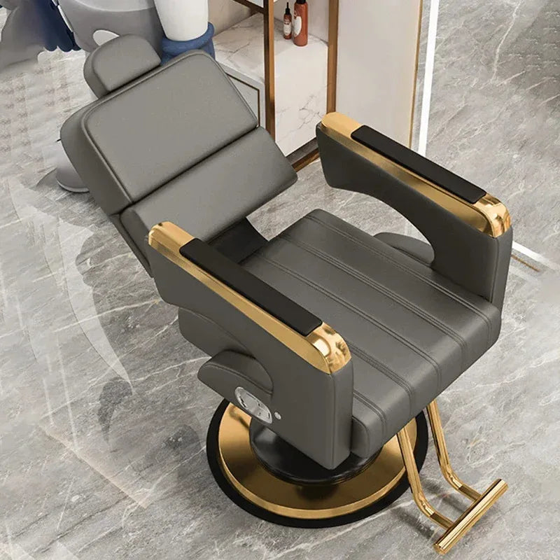 Barber Chair 360° Hydraulic Reclining Salon Station - Durable EU Design Massage Chairs Tidesmit