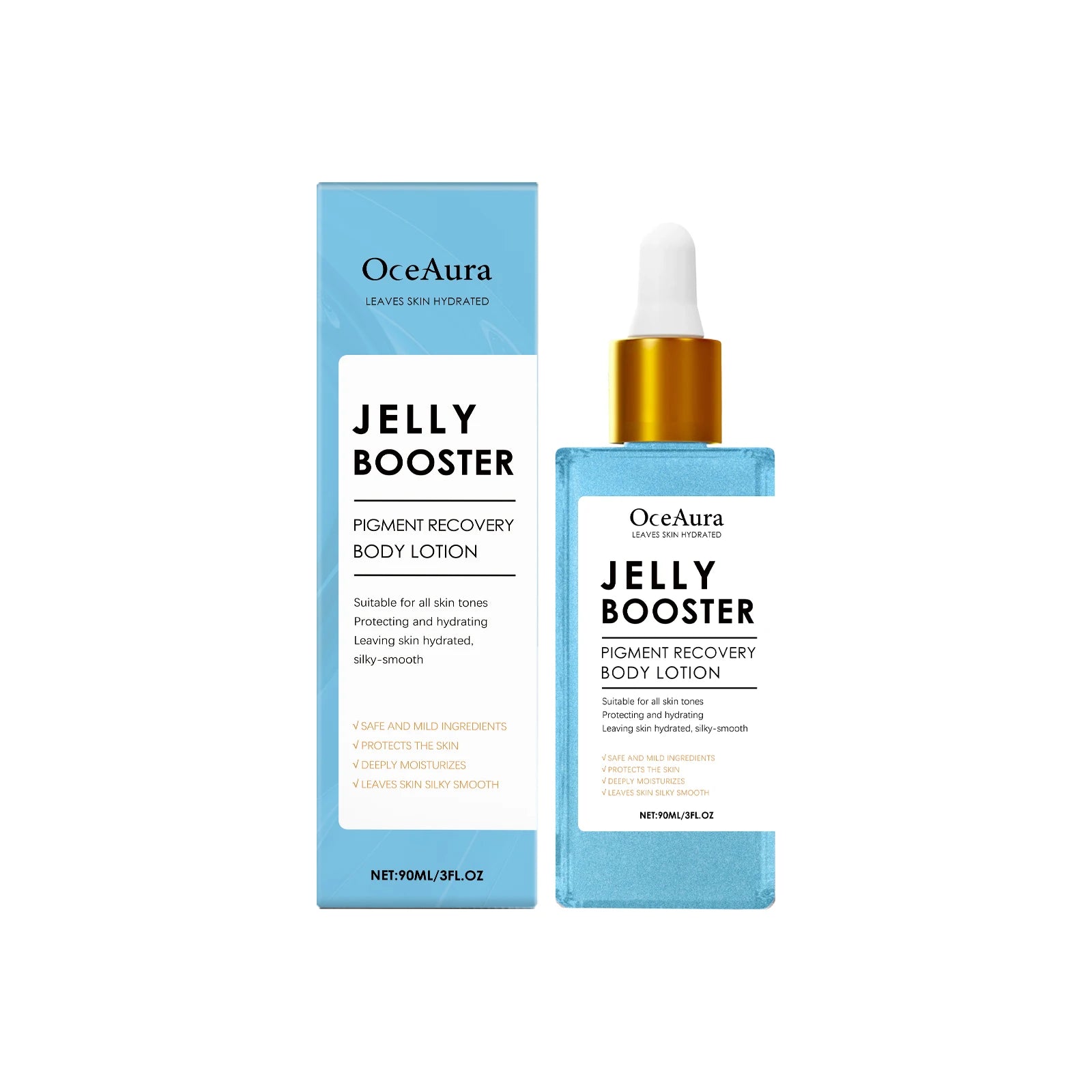 Jelly Booster Pigment Booster Recovery Body Lotion,Nicotinamide Visual Brightening Serum,Hydration Moisturizing,Fade Dark Spots