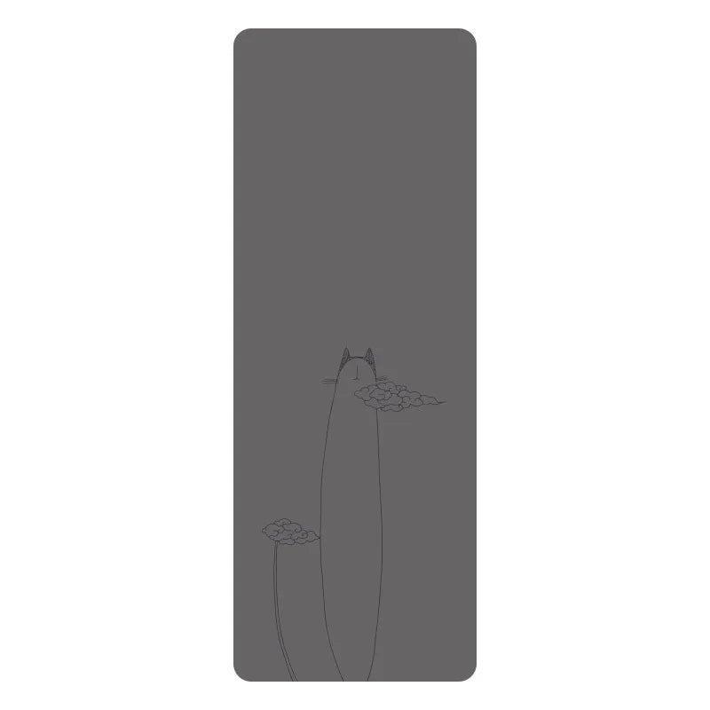 Natural Rubber PU Non-Slip Sweat-Absorbing Yoga Mat, Simple, Sports, Fitness, Shop, Home