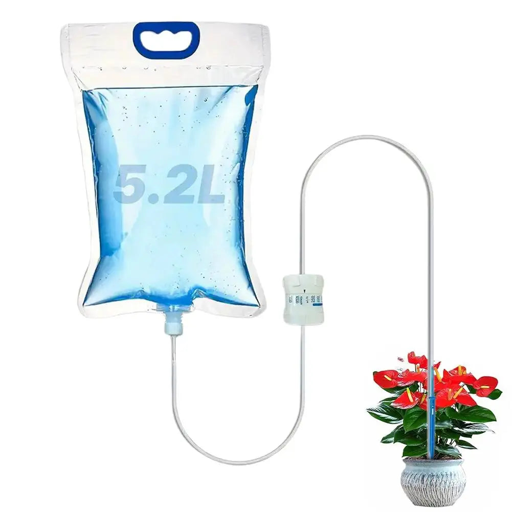 5.2L/6.5L Automatic Watering Device Plant Watering Bag Control Of Water Dripping Flow Water Bag Lazy Travel Dripper
