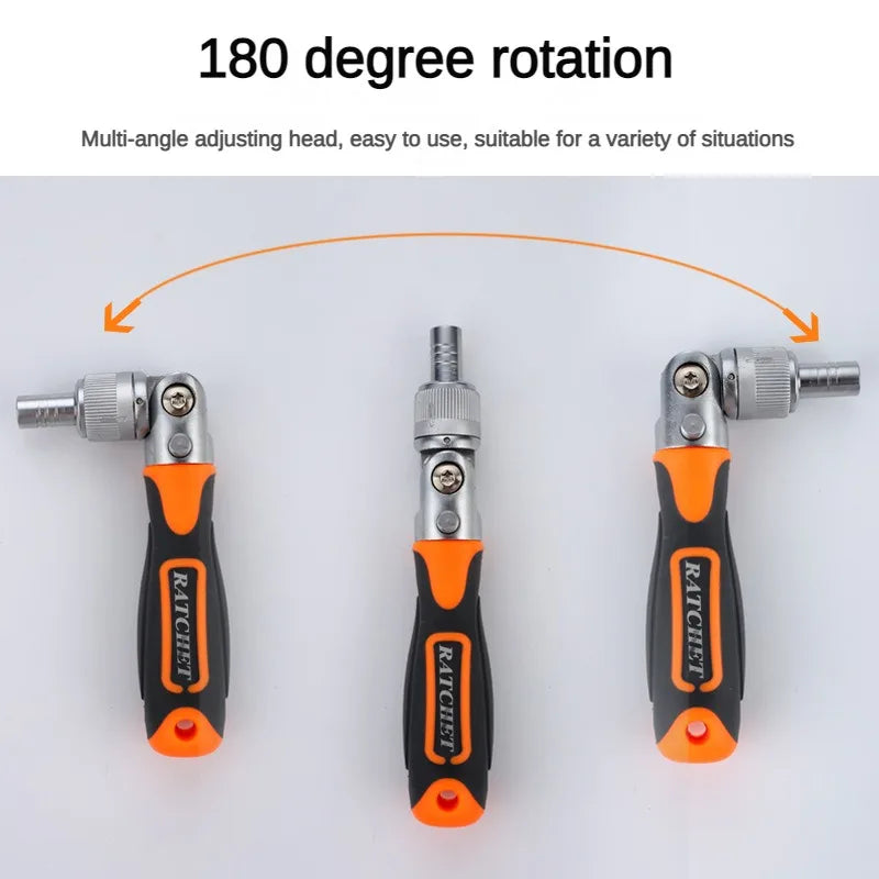 38pcs Professional Motorcycle Bicycle Maintenance Tool Set Quick Hand Tool Ratchet Screwdriver Sleeve Portable for Bike Repair