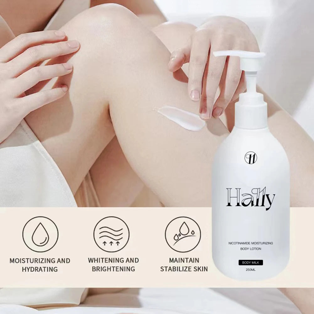 Nicotinamide Whitening Body Lotion Skin Nourishing Moisturizing Body Lotion for Dark Spot Remover Ultra-Hydrating Body Cream