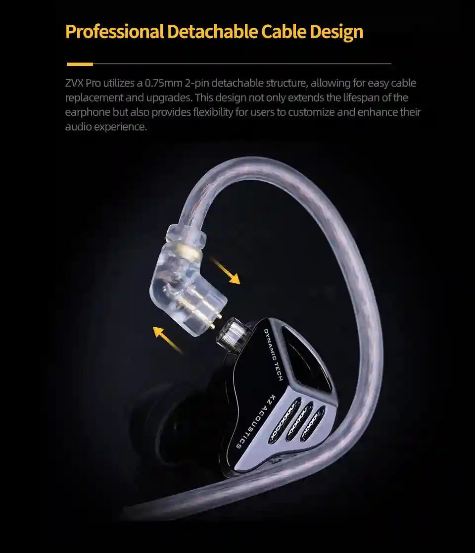 In Ear Monitor Headphones – Metal HiFi Bass Earbuds with Mic Tidesmit