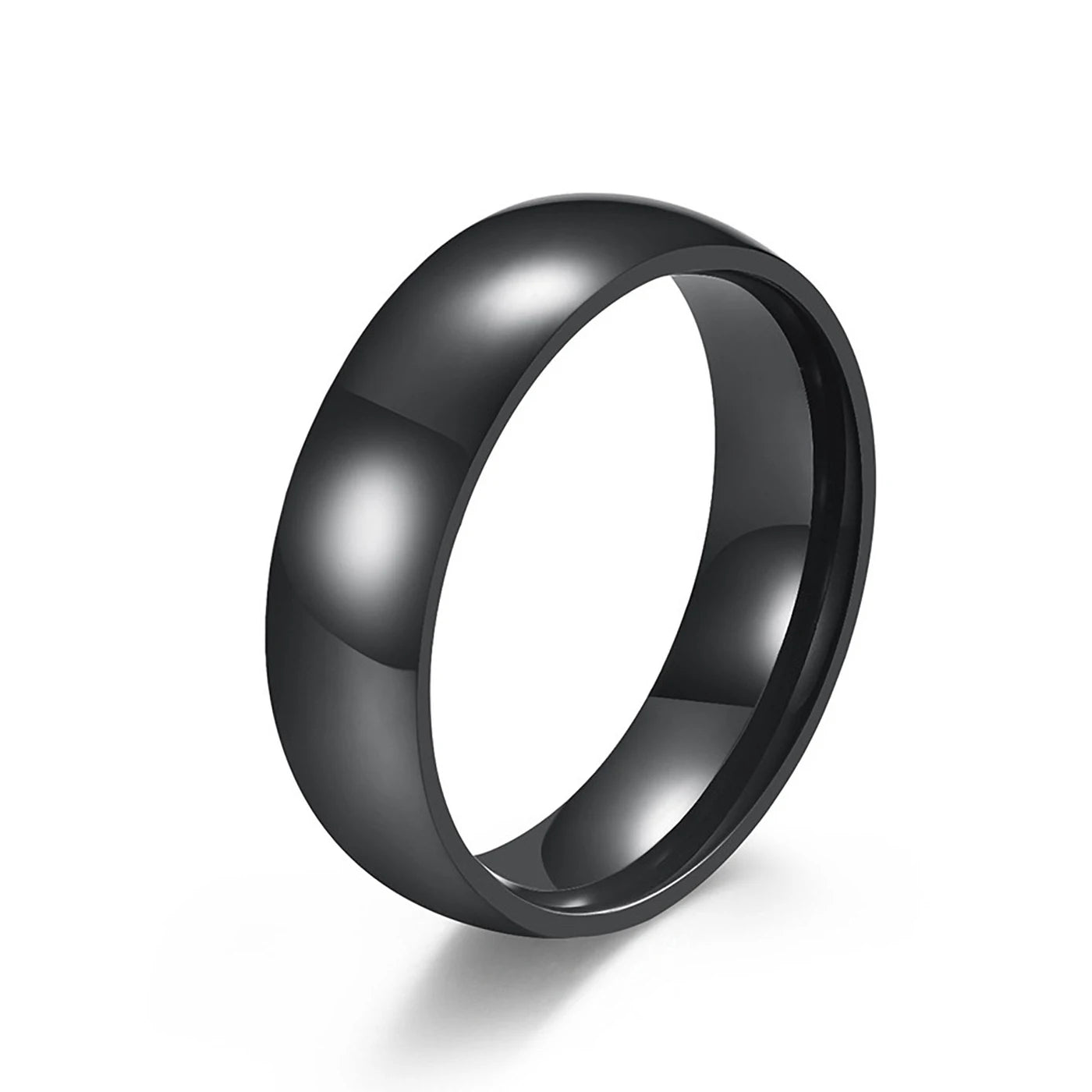 Ntag215 NFC Full Ceramic Smart Ring Compatible with NFC Enabled Phones and Devices Programmable 504 Bytes for Bussiness Tags US SIZE 11 Black Tidesmit