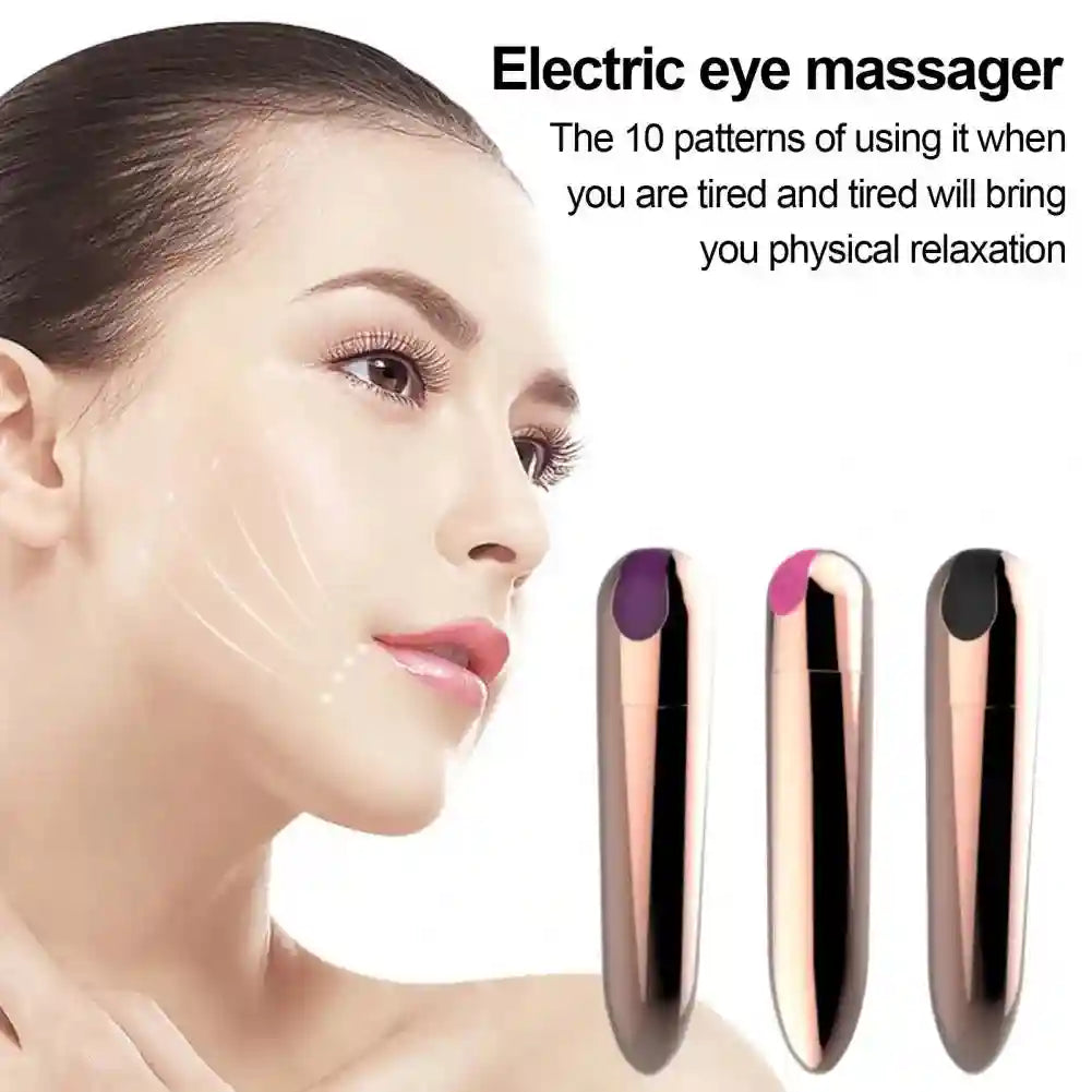 Electric Eye Massager - Portable USB Rechargeable Vibration Pen Eye Massage Instrument Tidesmit