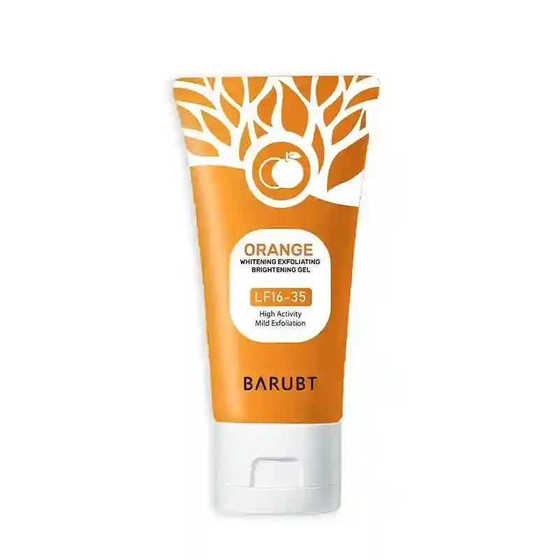 Orange Exfoliating Gel for Face and Body - Professional Deep Cleansing Scrubs Treatments Tidesmit