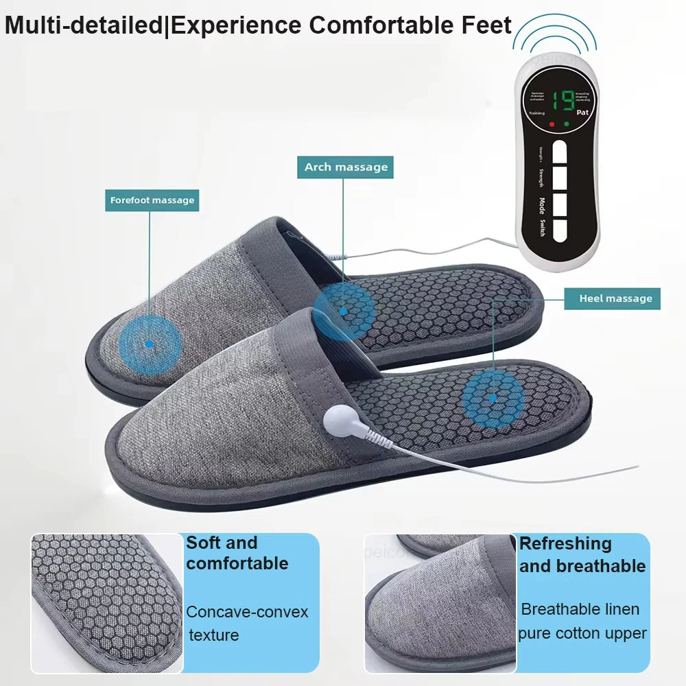EMS Foot Massager Electric Pulse Relief Shoes - Portable Home Wellness Relaxation Treatment Tidesmit