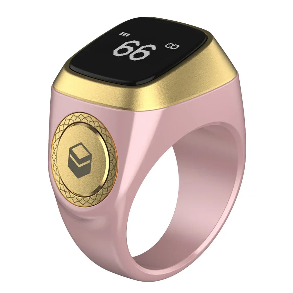 IQibla Smart Zikr Ring Waterproof Smart Finger Ring With Digital Counter And Vibration Reminder Smart Ring With Display China Mainland Tidesmit