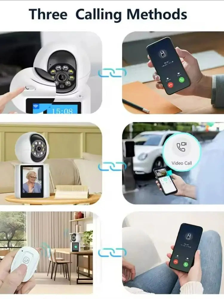 xiaohuang home video call, CCTV camera, home wireless WIFI mini security camera cd card infrared night vision, mobile tracking