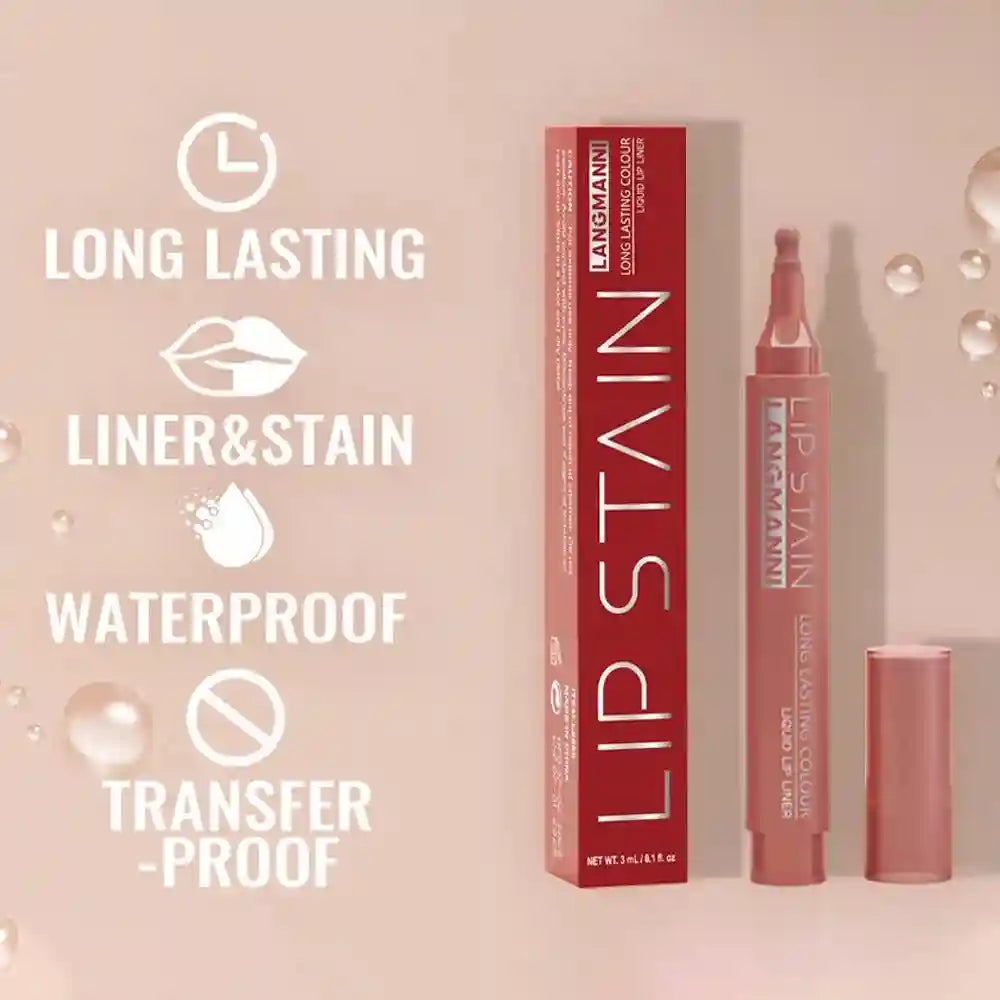 Liquid Lip Liner Pencil: Long-Lasting Matte Contour Pen | Tidesmit Lip Care Tidesmit