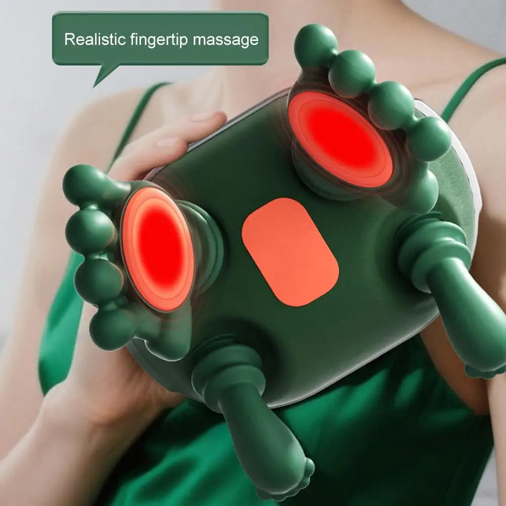 Bionic Kneading Massager | Heated Deep Tissue Pillow - Green Relaxation Treatment Tidesmit