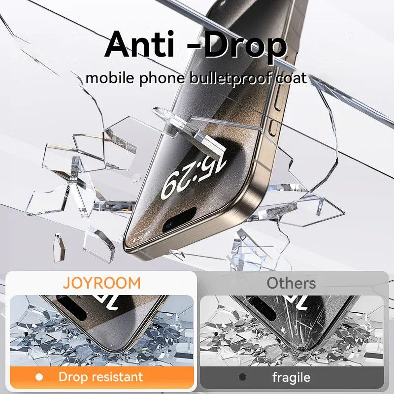 iPhone 15 Screen Protector Tempered Glass 9H Hardness Case Friendly 3pcs Tidesmit