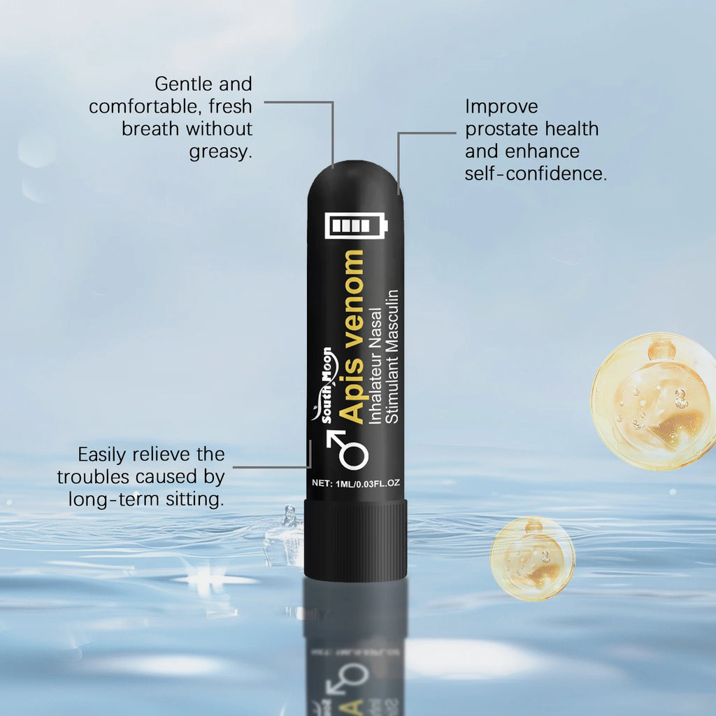 Nasal Sniffing Stick - Natural Plant-Based Relief Inhaler (5 Pack) Lip Care Tidesmit